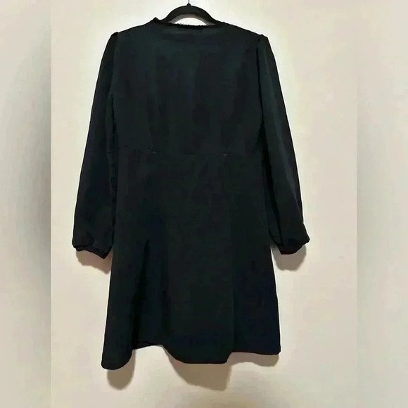 Zara Black Combination Lace Mini Dress - Size M - Picture 6 of 6